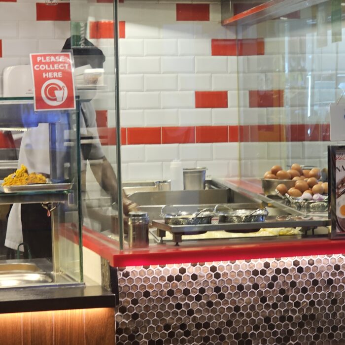 Prata making in chinatown point