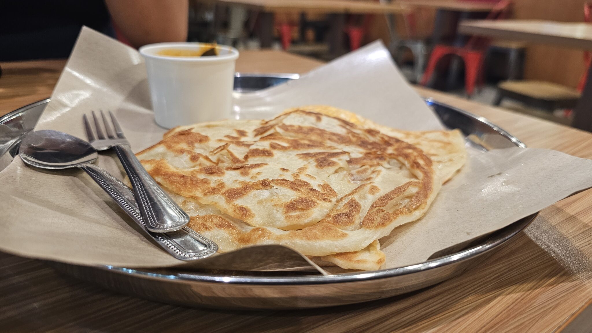 Egg Prata in Chinatown