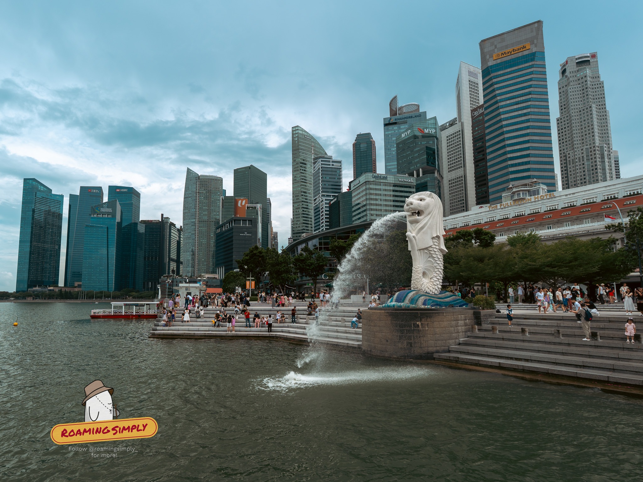 Merlion park at singapore