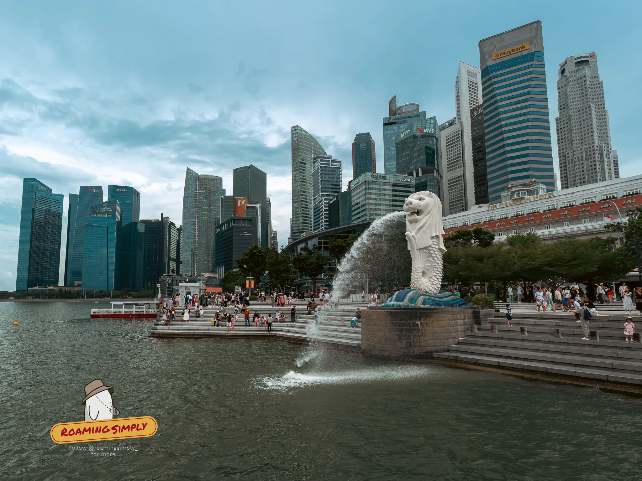 Merlion park at singapore